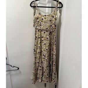 Vintage Anthropologie Odille Floral Maxi Dress